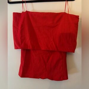 Zara Red Women's Camisole Top